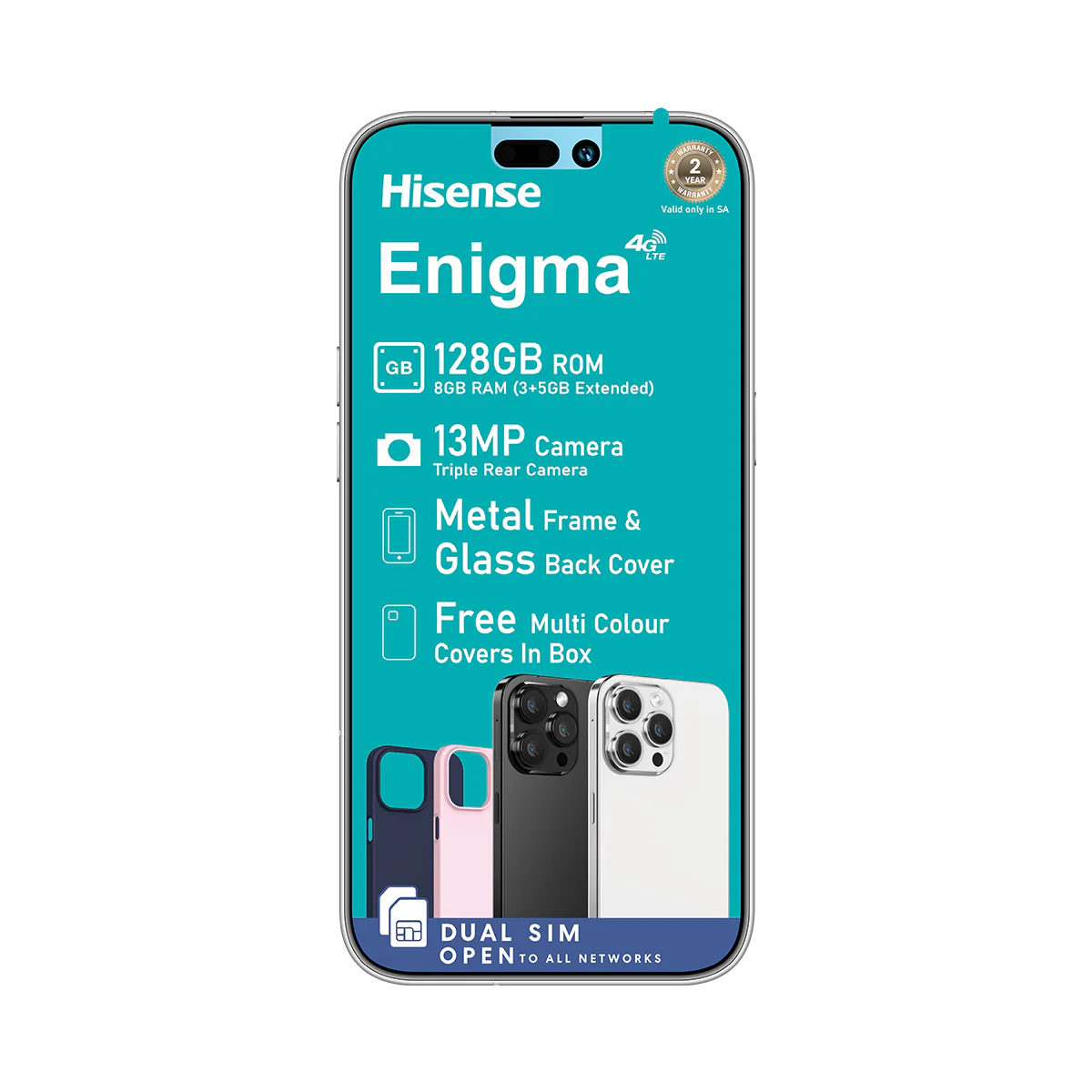 Hisense Enigma 128GB Dual Sim - Image 3