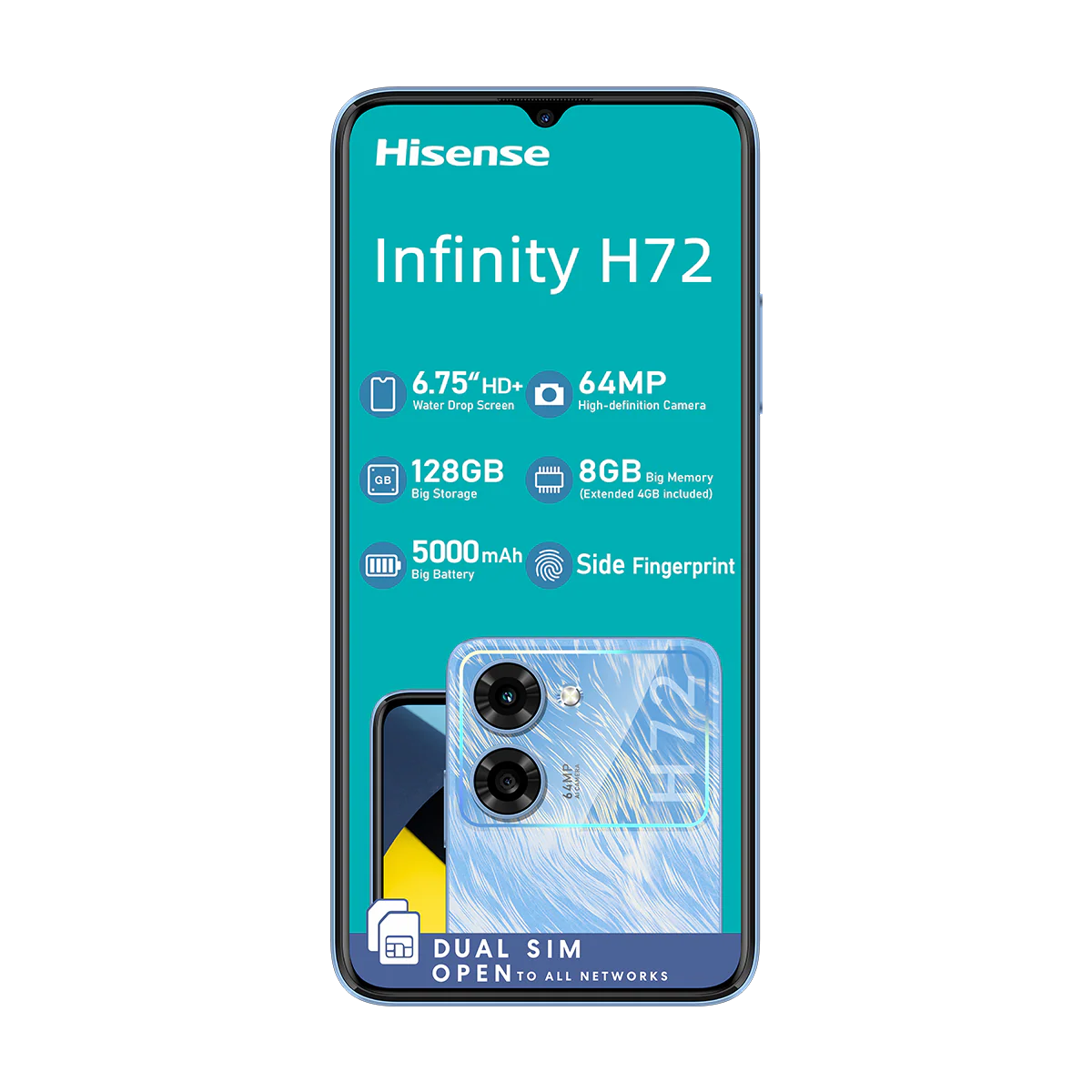Hisense H72 128GB Dual Sim - Image 3
