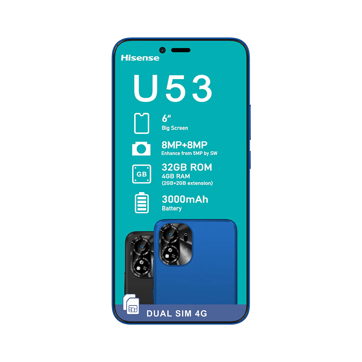 Hisense U53 32GB Dual Sim - Image 3